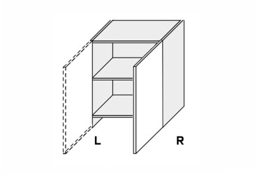 Верх 60ВВТ/680 1дв вытяжка телескоп правая Pro Blum Мэри / Mary МироМарк