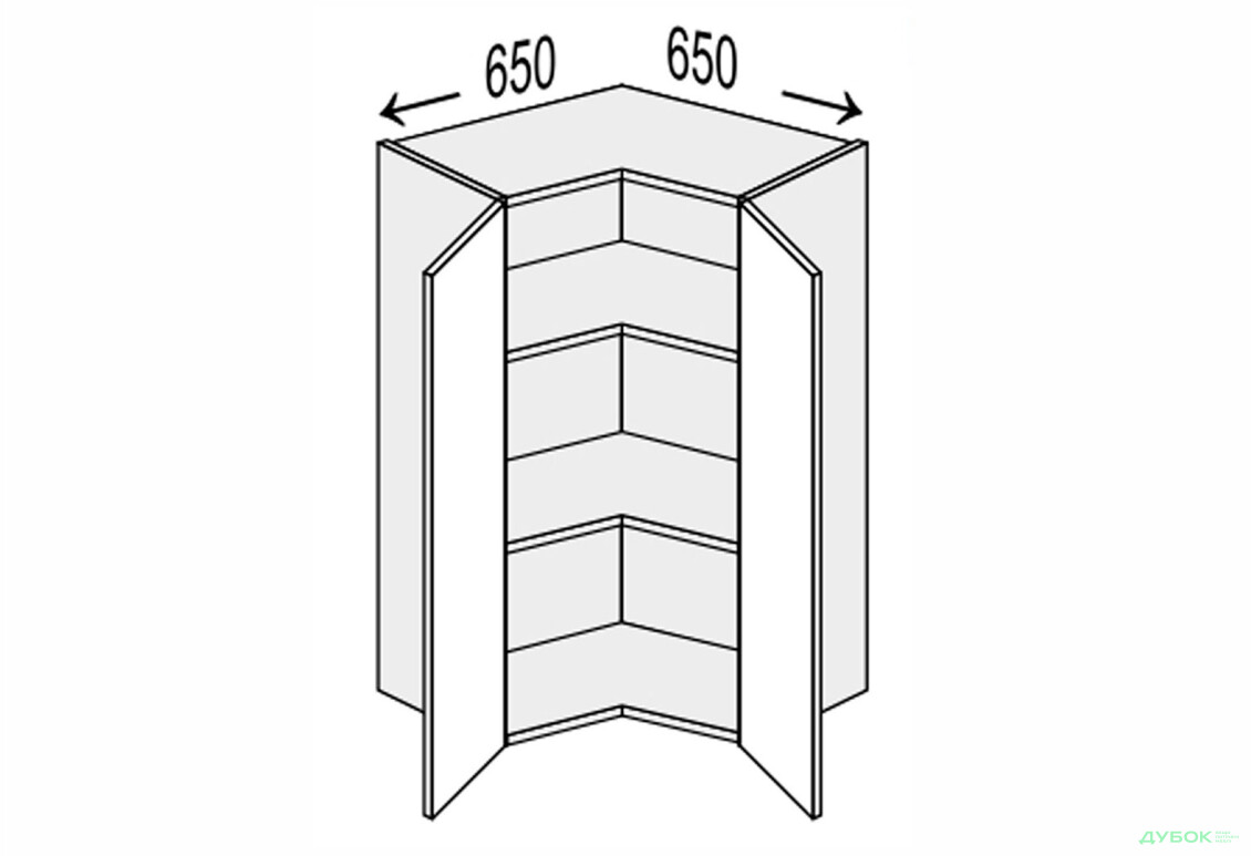 Верх Угол В 90°/900 2дв Pro Blum Мэри / Mary МироМарк