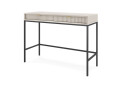 Стіл туалетний Perfect Home Нова / Nova з 2 шухлядами 104 см, кашемір, чорні ніжки - Зображення 1 Зображення 1 - Стіл туалетний Perfect Home Нова / Nova з 2 шухлядами 104 см, кашемір, чорні ніжки