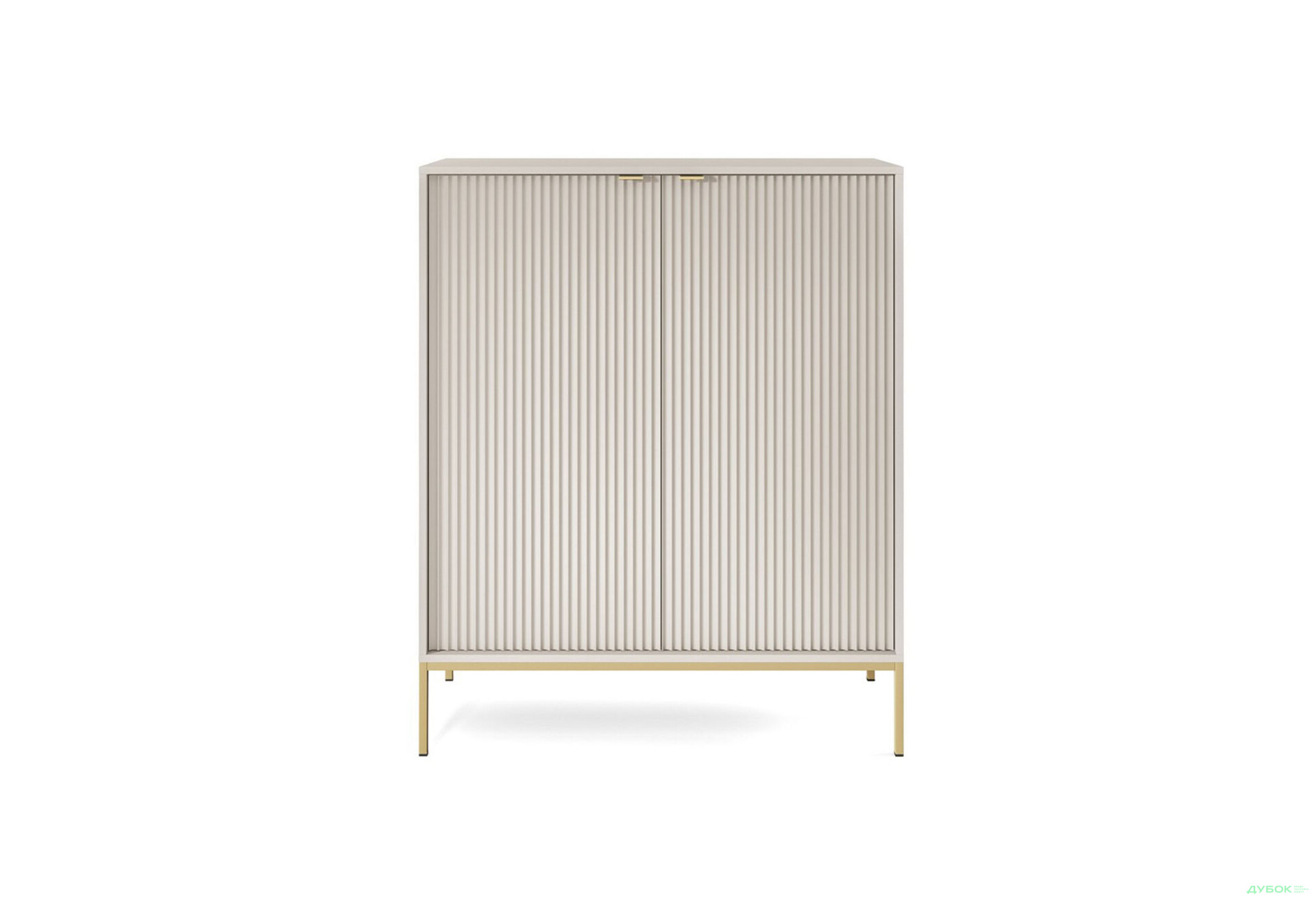 Комод Perfect Home Нова / Nova 2-дверний 104 см, кашемір, золоті ніжки - Зображення 3 Зображення 3 - Комод Perfect Home Нова / Nova 2-дверний 104 см, кашемір, золоті ніжки