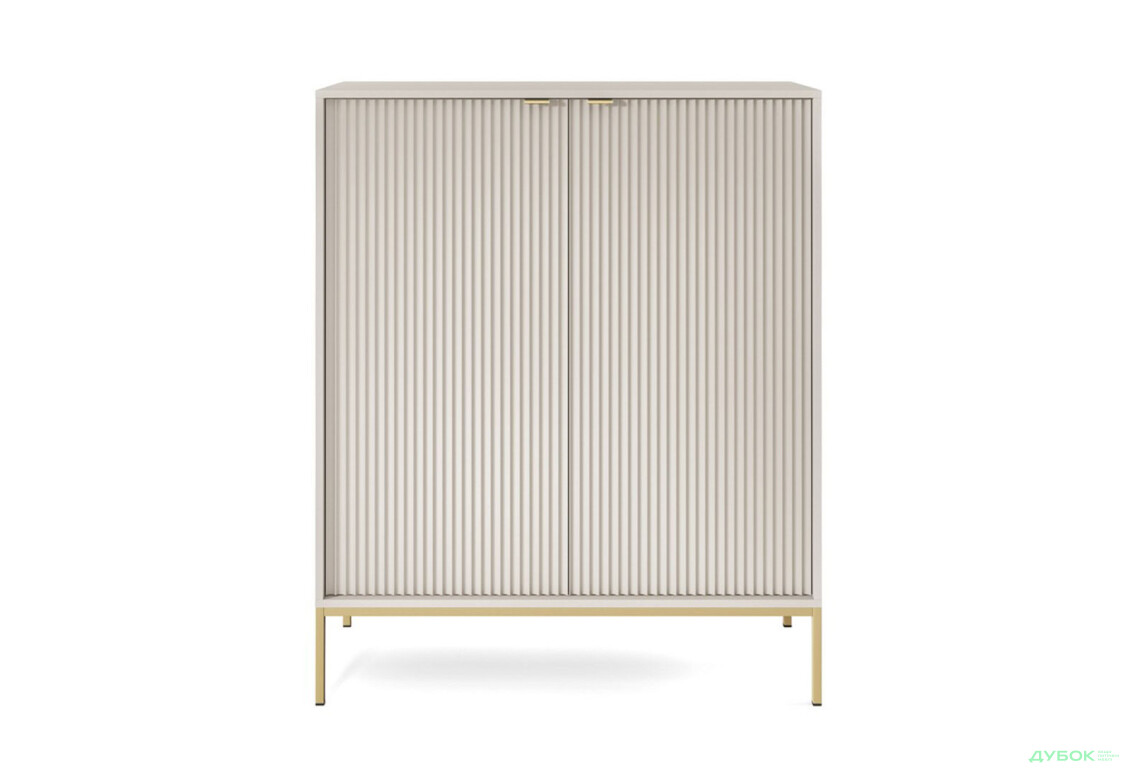 Комод Perfect Home Нова / Nova 2-дверний 104 см, кашемір, золоті ніжки - Зображення 3 Зображення 3 - Комод Perfect Home Нова / Nova 2-дверний 104 см, кашемір, золоті ніжки