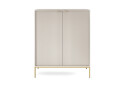 Комод Perfect Home Нова / Nova 2-дверний 104 см, кашемір, золоті ніжки - Зображення 3 Зображення 3 - Комод Perfect Home Нова / Nova 2-дверний 104 см, кашемір, золоті ніжки