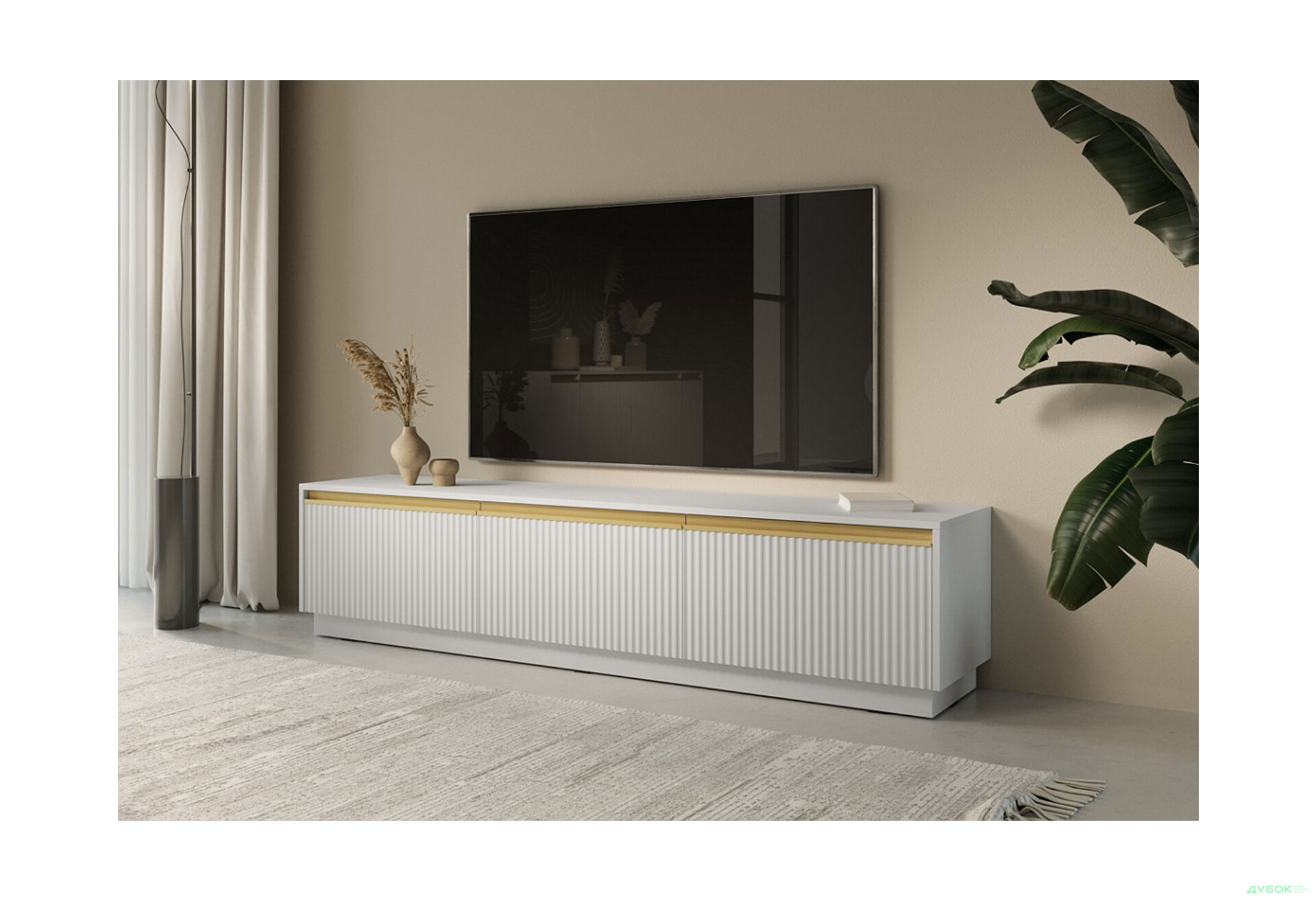 Изображение 2 - Тумба под ТВ Perfect Home Роял / Royal RTV180 181 см, белый