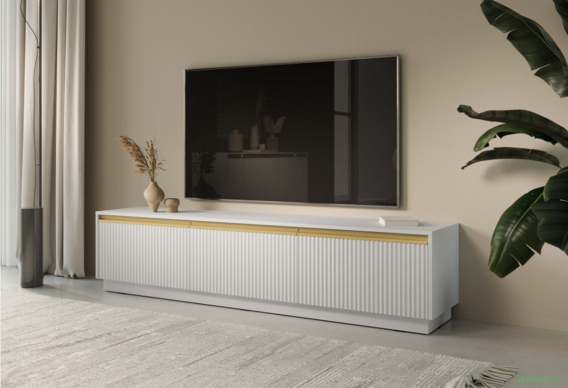 Изображение 2 - Тумба под ТВ Perfect Home Роял / Royal RTV180 181 см, белый