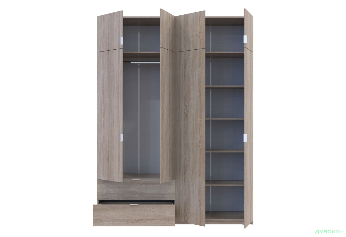 Зображення 6 - Шафа Doros Лукас з антресоллю 180 см Дуб сонома