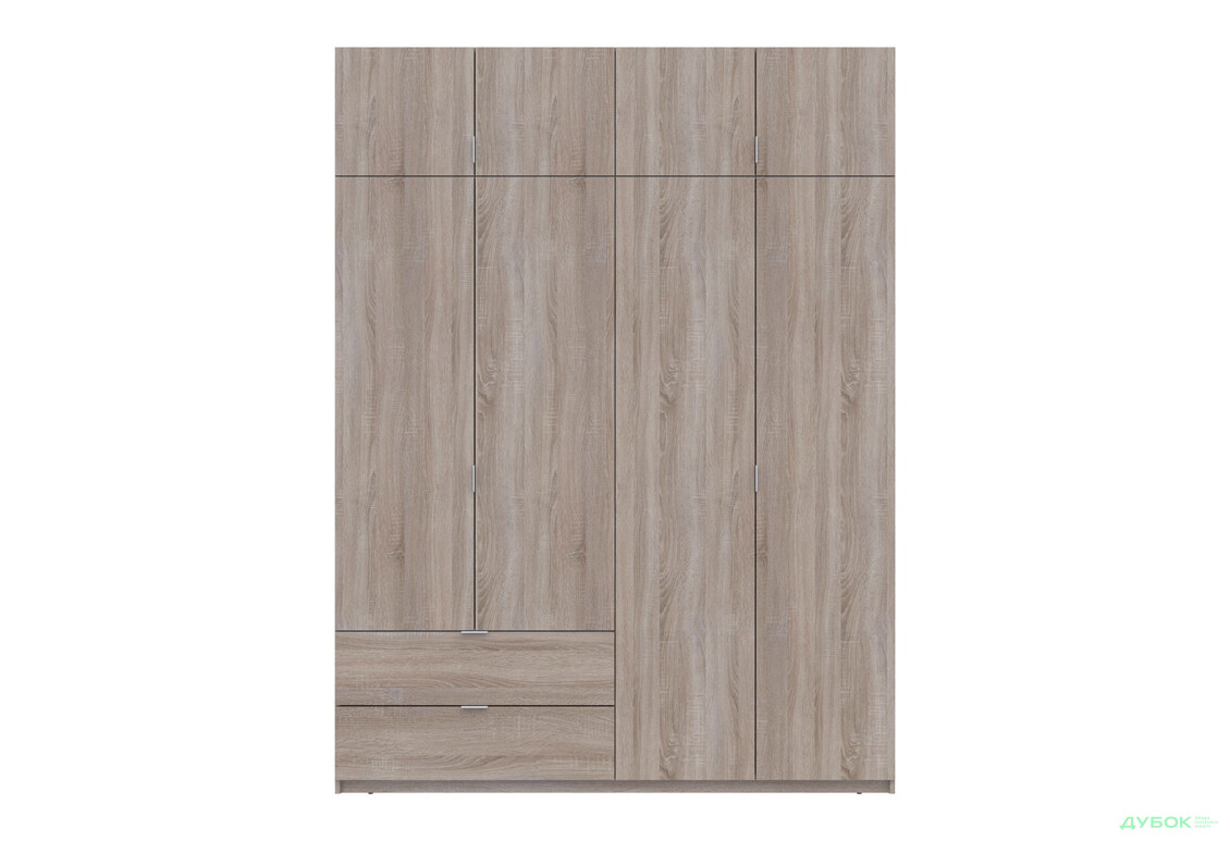 Зображення 3 - Шафа Doros Лукас з антресоллю 180 см Дуб сонома