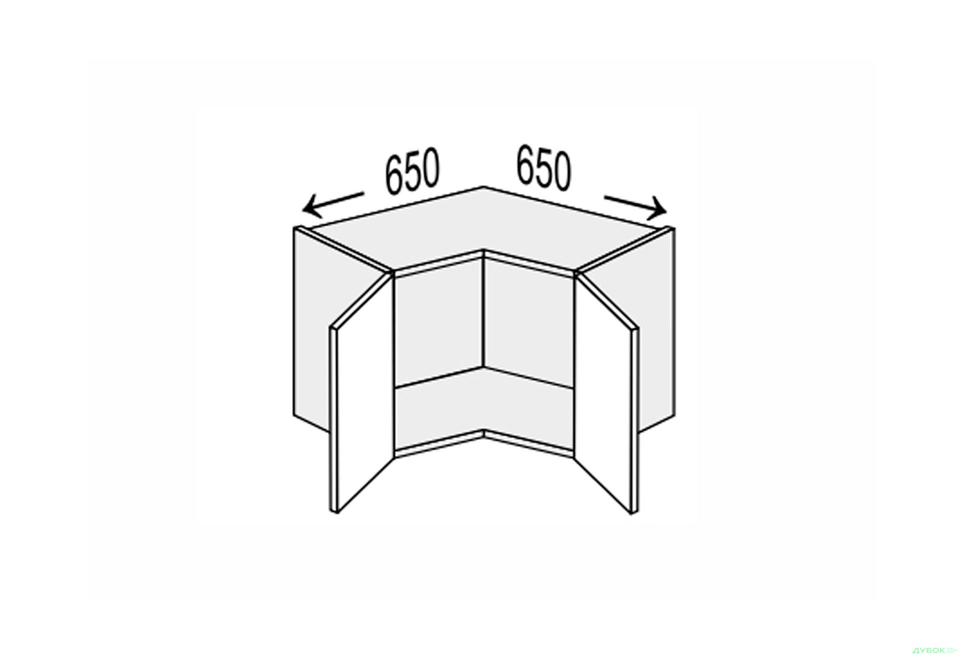 Зображення 1 - Верх Кут В 90°/360 2дв Вінтаж / Vintage MiroMark