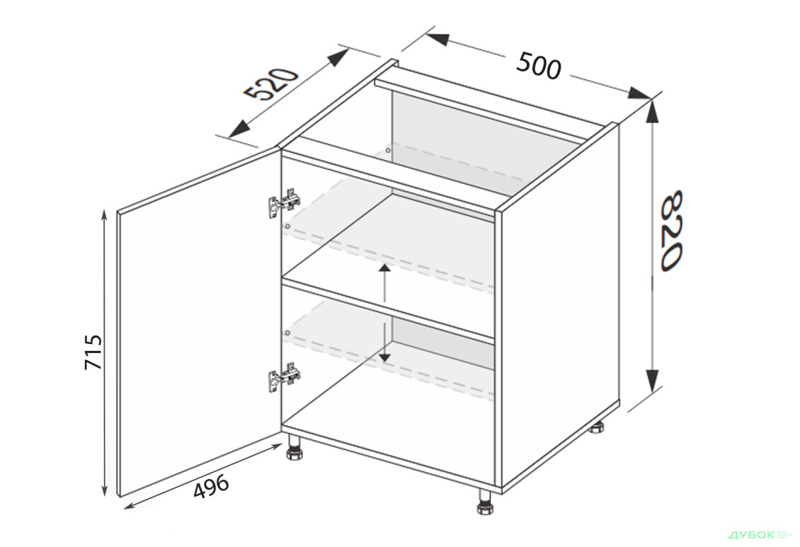 Низ 50Н/820 1дв Вінтаж / Vintage MiroMark - Зображення 2 Зображення 2 - Низ 50Н/820 1дв Вінтаж / Vintage MiroMark