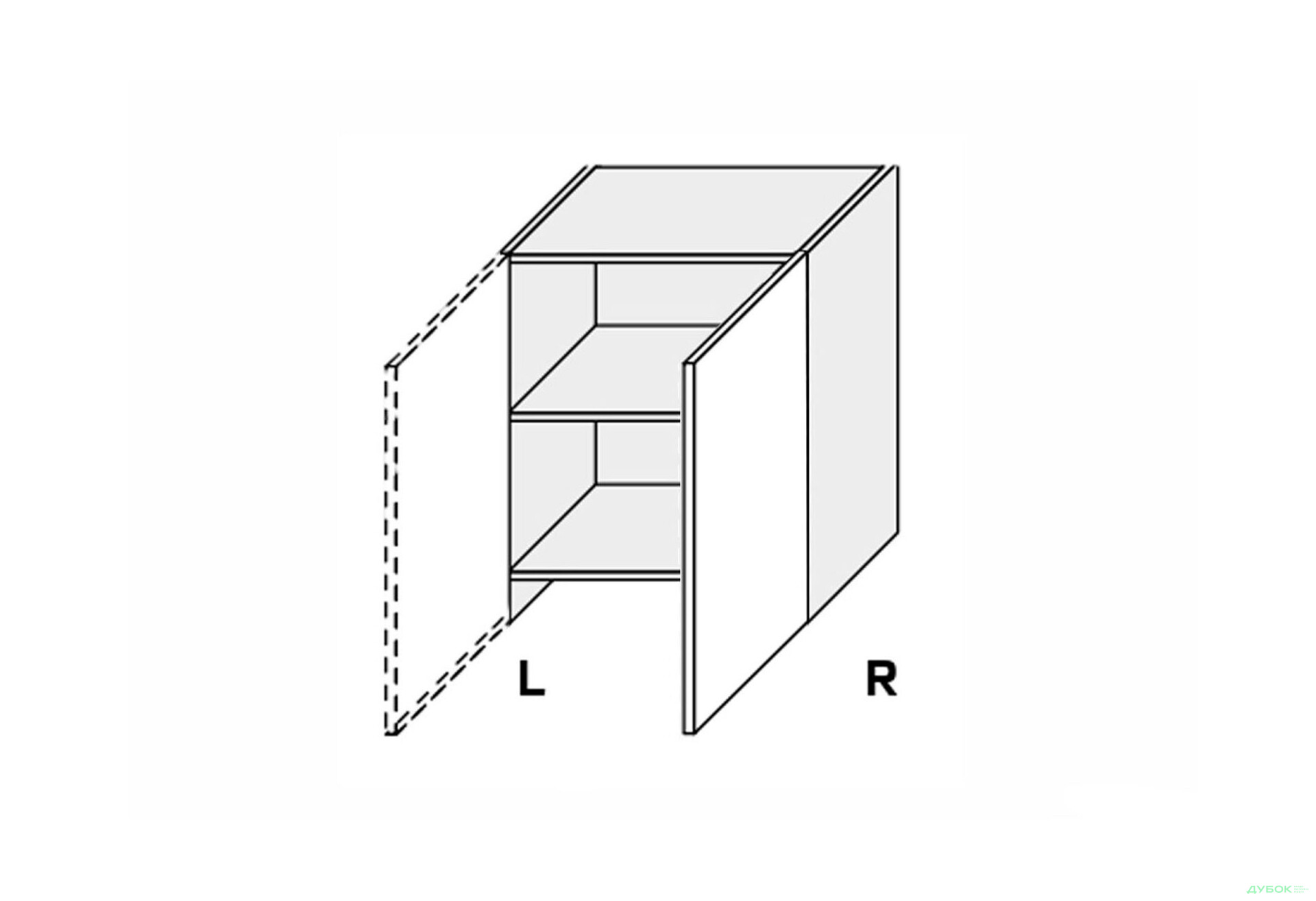 Изображение 1 - Верх 60ВВТ/680 1дв вытяжка телескоп правая Винтаж / Vintage МироМарк