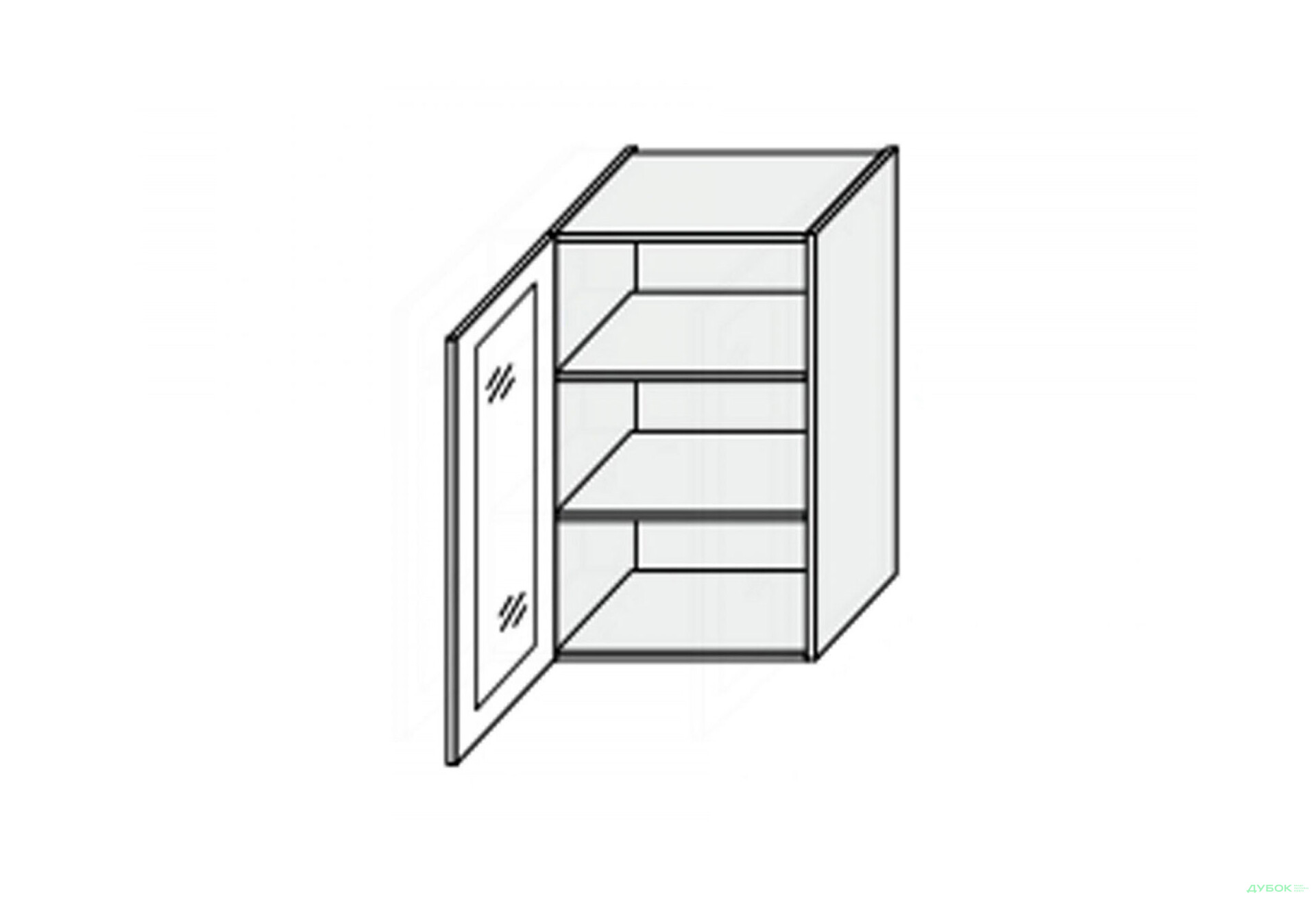 Зображення 1 - Верх 60В/900 1дв вітрина Вінтаж / Vintage MiroMark