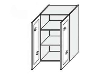 Верх 80В/900 2дв вітрина