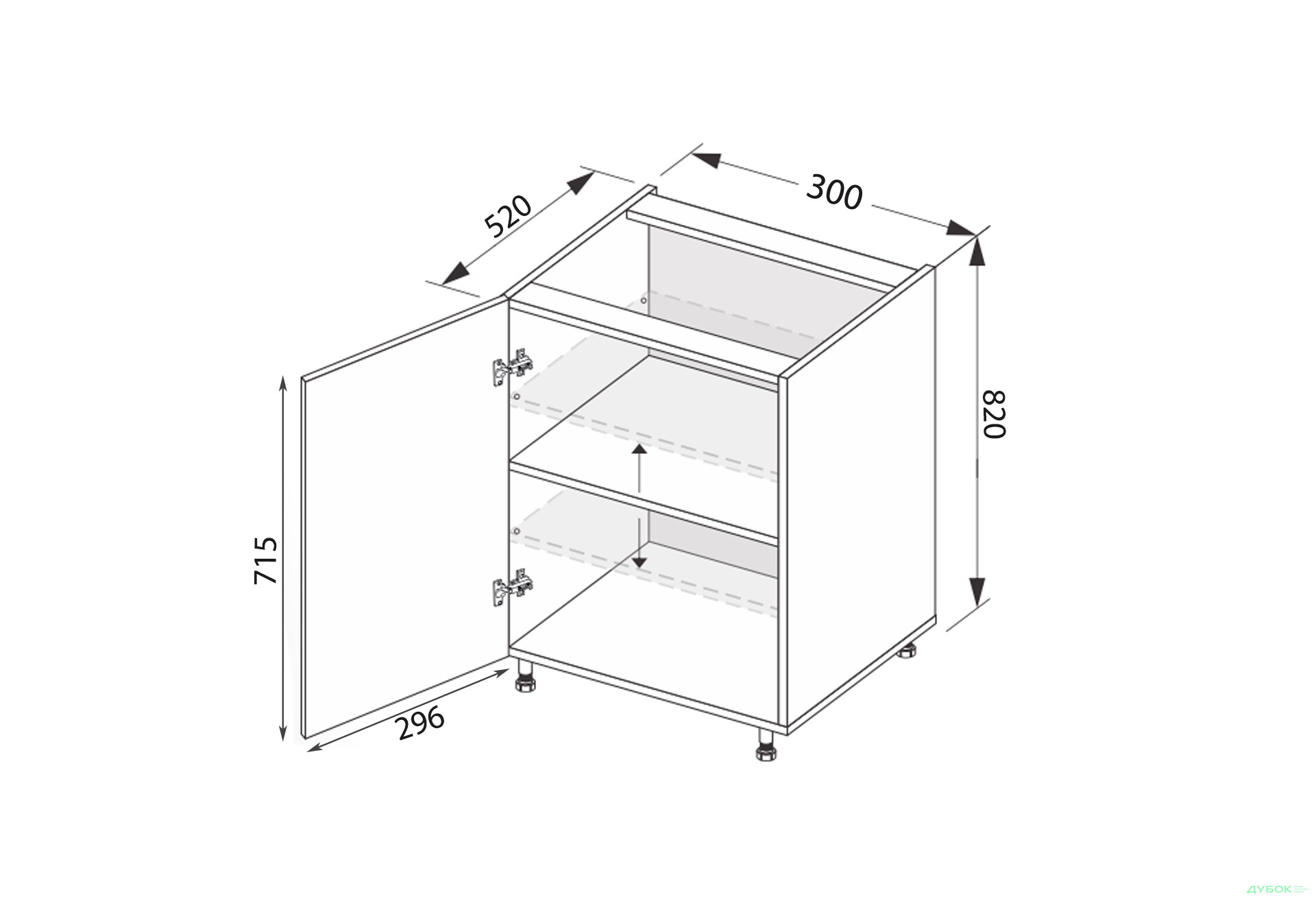 Изображение 2 - Низ 30Н/820 1дв Pro Blum Винтаж / Vintage МироМарк