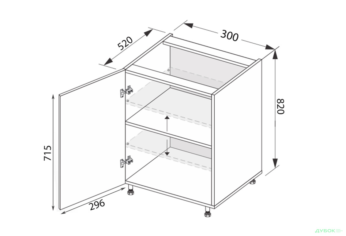 Изображение 2 - Низ 30Н/820 1дв Pro Blum Винтаж / Vintage МироМарк