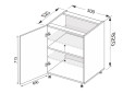 Изображение 2 - Низ 50Н/820 1дв Pro Blum Винтаж / Vintage МироМарк