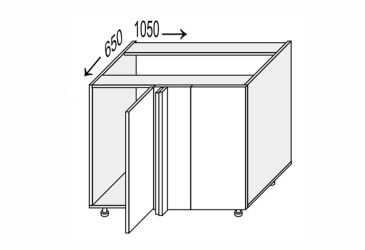 Низ кут Н 90°/820 1дв Pro Blum