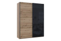 Шкаф-купе Doros G-Caiser / Джи-Кейзер 2-дверный со стеклом 180 см, дуб эвок / чёрный - Изображение 3 Изображение 3 - Шкаф-купе Doros G-Caiser / Джи-Кейзер 2-дверный со стеклом 180 см, дуб эвок / чёрный