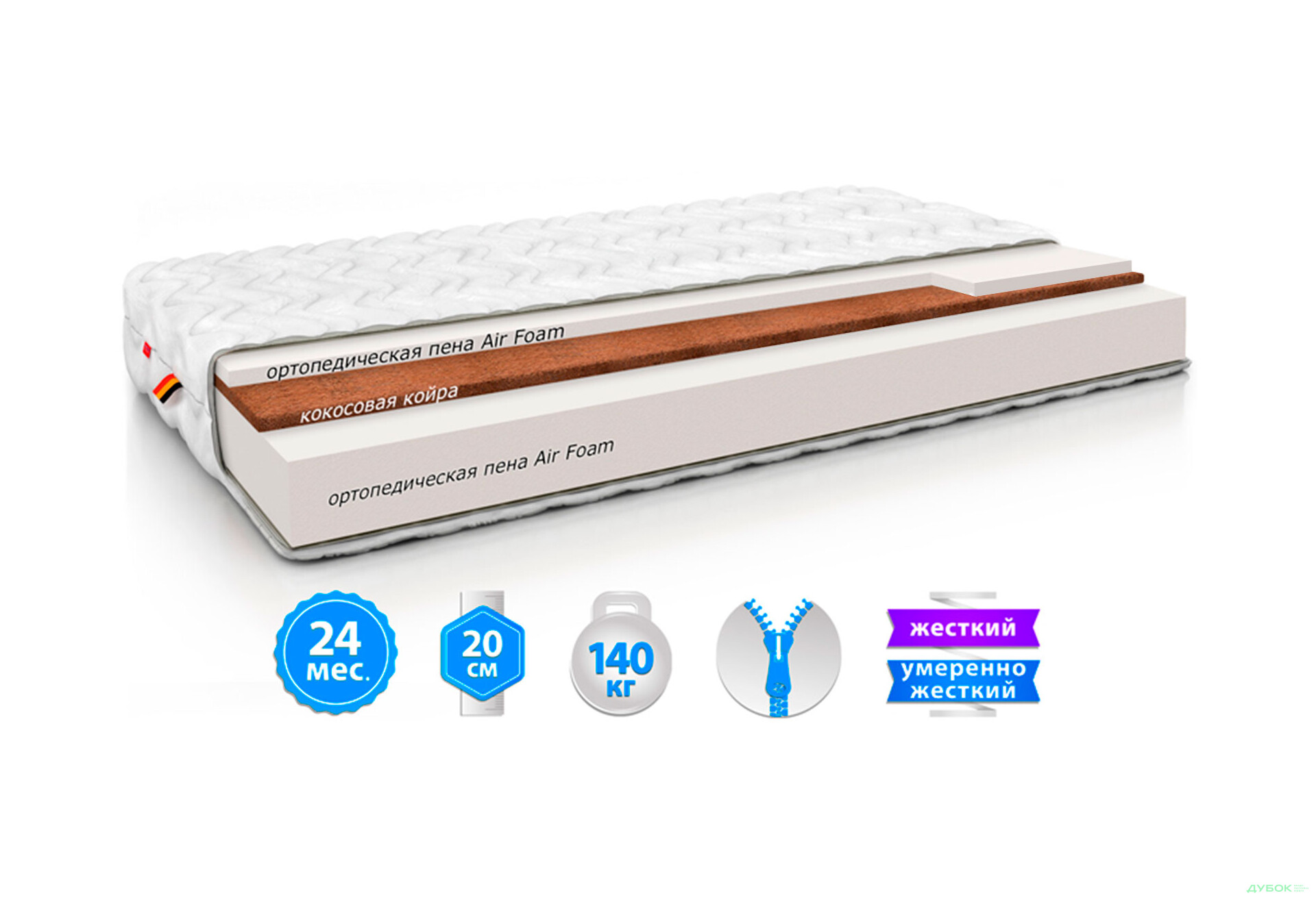 Матрас Arlon / Арлон (серия Belgian Technologies) вакуумная скрутка 160х200 Матролюкс - Изображение 5 Изображение 5 - Матрас Arlon / Арлон (серия Belgian Technologies) вакуумная скрутка 160х200 Матролюкс