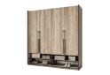 Шафа Moreli Ramo / Рамо R-0007 4-дверна з полицями 196,8 см, дуб гранж пісочний - Зображення 1 Зображення 1 - Шафа Moreli Ramo / Рамо R-0007 4-дверна з полицями 196,8 см, дуб гранж пісочний