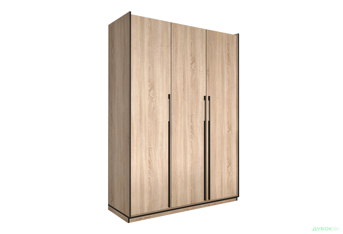 Шафа Moreli Ramo / Рамо R-0015 3-дверна з полицями 148,4 см, дуб сонома - Зображення 1 Зображення 1 - Шафа Moreli Ramo / Рамо R-0015 3-дверна з полицями 148,4 см, дуб сонома