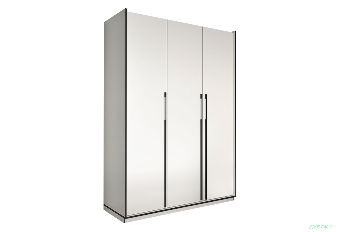 Шафа Moreli Ramo / Рамо R-0016 3-дверна зі штангою та полицями 148,4 см, біла - Зображення 1 Зображення 1 - Шафа Moreli Ramo / Рамо R-0016 3-дверна зі штангою та полицями 148,4 см, біла
