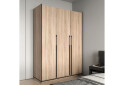 Шафа Moreli Ramo / Рамо R-0016 3-дверна зі штангою та полицями 148,4 см, дуб сонома - Зображення 2 Зображення 2 - Шафа Moreli Ramo / Рамо R-0016 3-дверна зі штангою та полицями 148,4 см, дуб сонома