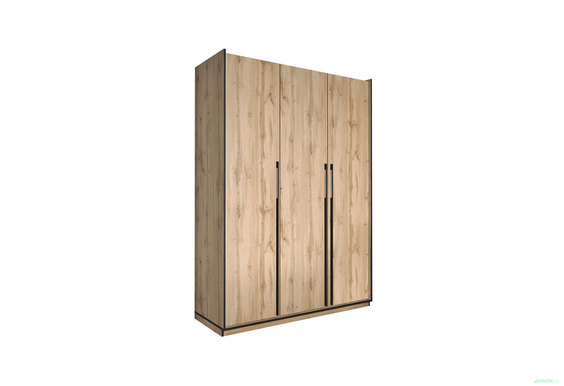 Шкаф Moreli Ramo / Рамо R-0016 3-дверный со штангой и полками 148,4 см, дуб аппалачи - Изображение 1 Изображение 1 - Шкаф Moreli Ramo / Рамо R-0016 3-дверный со штангой и полками 148,4 см, дуб аппалачи