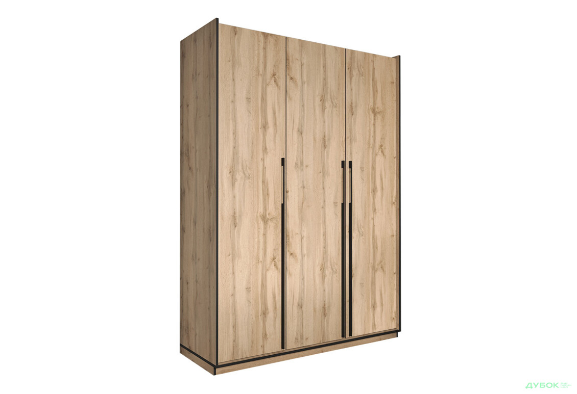 Шкаф Moreli Ramo / Рамо R-0016 3-дверный со штангой и полками 148,4 см, дуб аппалачи - Изображение 1 Изображение 1 - Шкаф Moreli Ramo / Рамо R-0016 3-дверный со штангой и полками 148,4 см, дуб аппалачи