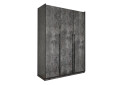Шкаф Moreli Ramo / Рамо R-0016 3-дверный со штангой и полками 148,4 см, бетон тёмный - Изображение 1 Изображение 1 - Шкаф Moreli Ramo / Рамо R-0016 3-дверный со штангой и полками 148,4 см, бетон тёмный