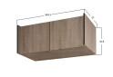 Изображение 3 - Антресоль Moreli Ramo / Рамо R-0022 2-дверная 100,1 см, дуб сонома