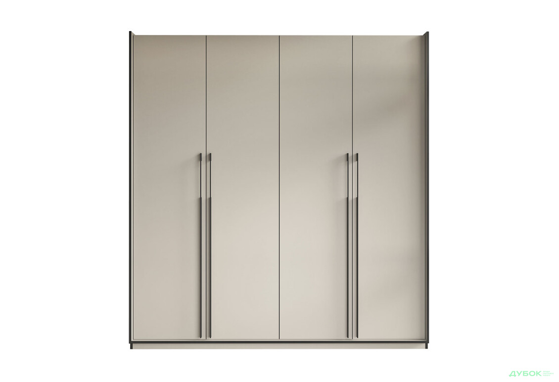 Шкаф Moreli Ramo / Рамо R-0017 4-дверный с полками 196,8 см, кашемир - Изображение 1 Изображение 1 - Шкаф Moreli Ramo / Рамо R-0017 4-дверный с полками 196,8 см, кашемир