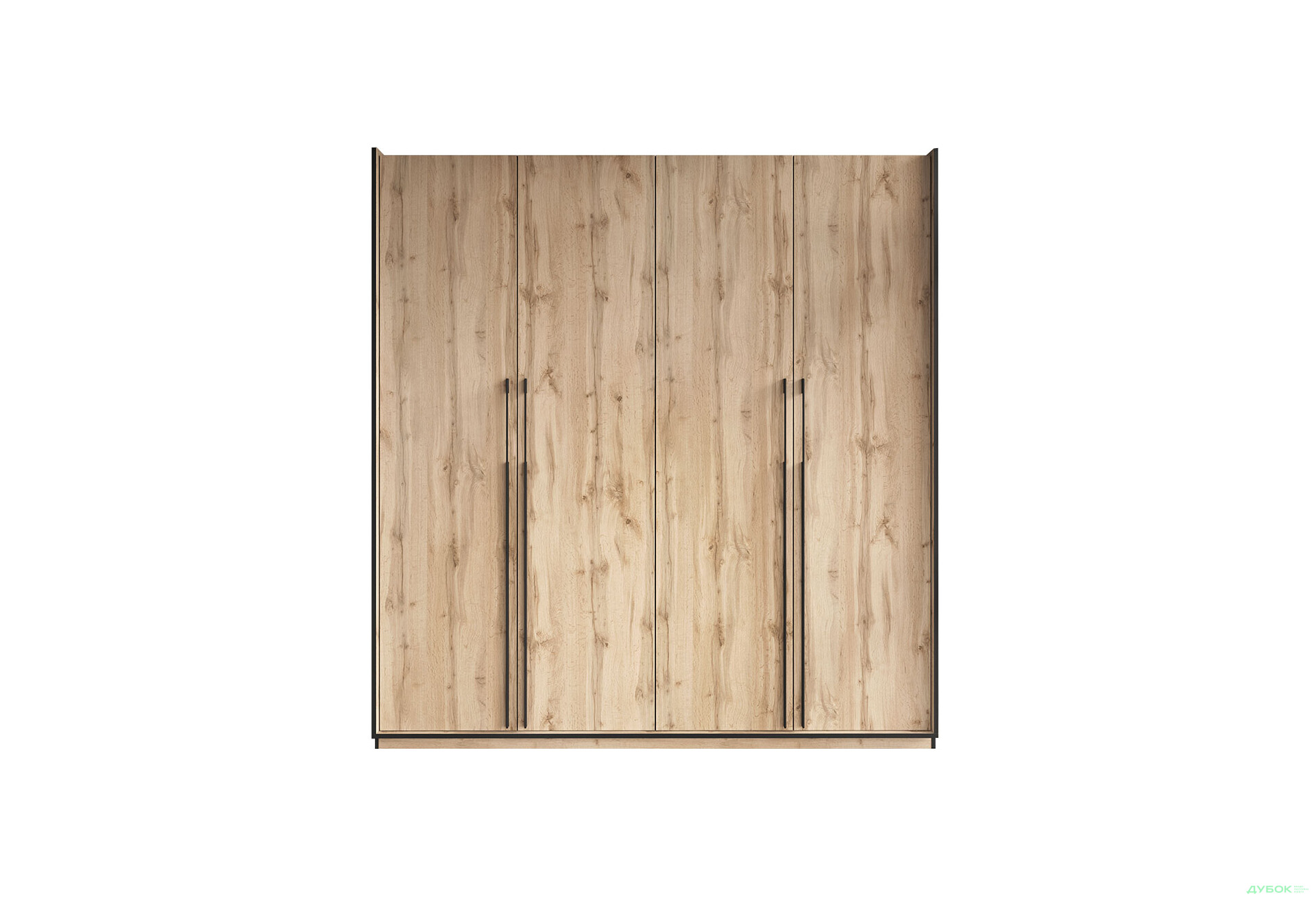 Шафа Moreli Ramo / Рамо R-0017 4-дверна з полицями 196,8 см, дуб аппалачі - Зображення 1 Зображення 1 - Шафа Moreli Ramo / Рамо R-0017 4-дверна з полицями 196,8 см, дуб аппалачі