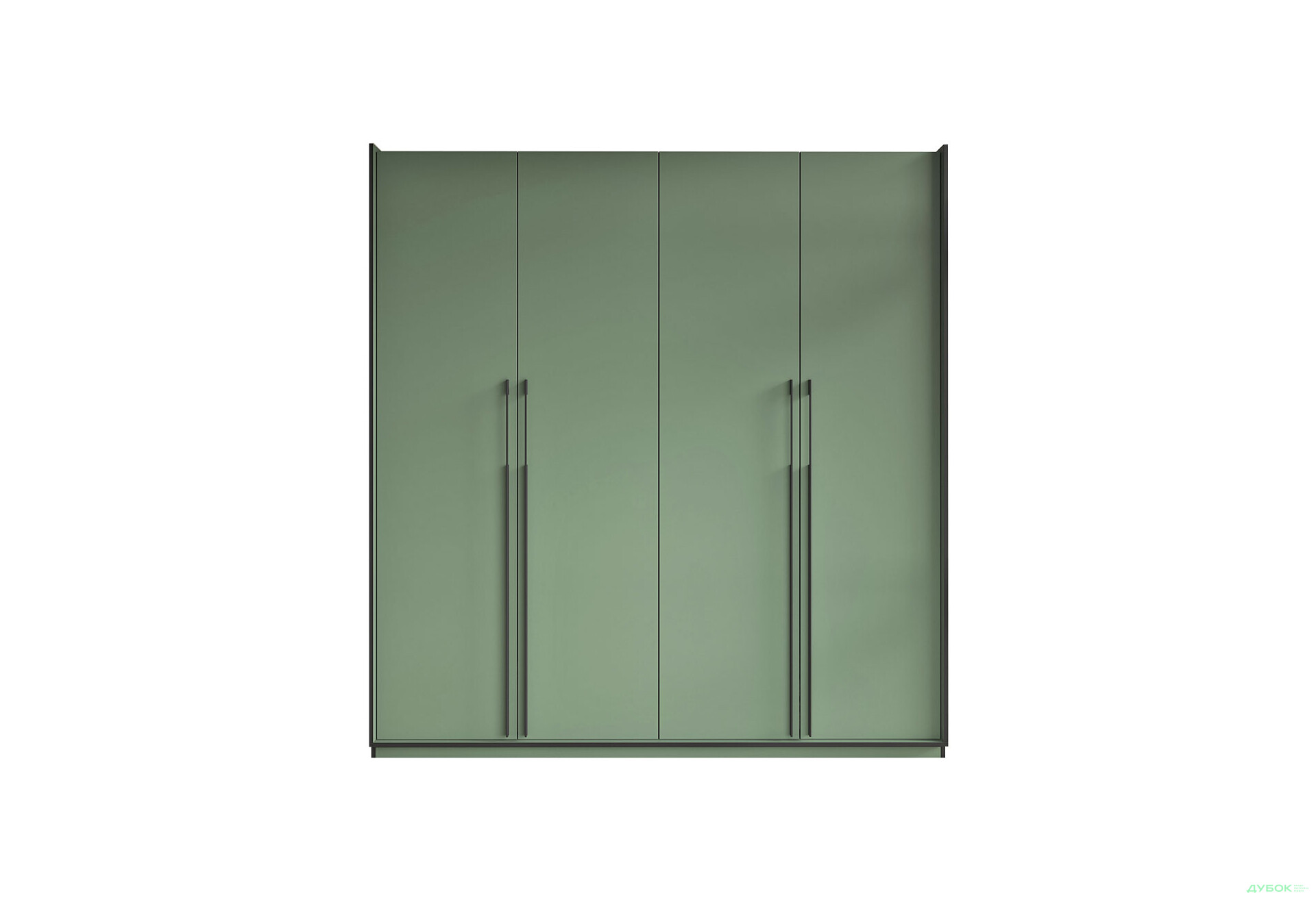 Шкаф Moreli Ramo / Рамо R-0017 4-дверный с полками 196,8 см, зелёный дымчастый - Изображение 1 Изображение 1 - Шкаф Moreli Ramo / Рамо R-0017 4-дверный с полками 196,8 см, зелёный дымчастый
