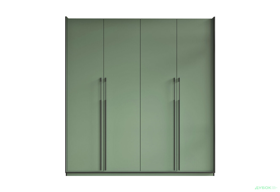 Шкаф Moreli Ramo / Рамо R-0017 4-дверный с полками 196,8 см, зелёный дымчастый - Изображение 1 Изображение 1 - Шкаф Moreli Ramo / Рамо R-0017 4-дверный с полками 196,8 см, зелёный дымчастый