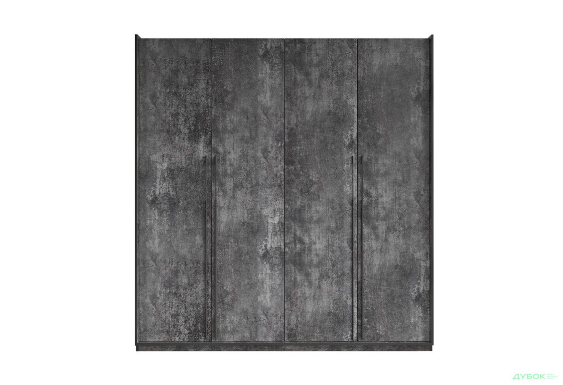 Шафа Moreli Ramo / Рамо R-0018 4-дверна зі штангами і полицями 196,8 см, бетон темний - Зображення 1 Зображення 1 - Шафа Moreli Ramo / Рамо R-0018 4-дверна зі штангами і полицями 196,8 см, бетон темний