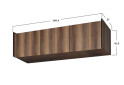 Зображення 3 - Антресоль Moreli Ramo / Рамо R-0023 3-дверна 148,4 см, дуб кверкус