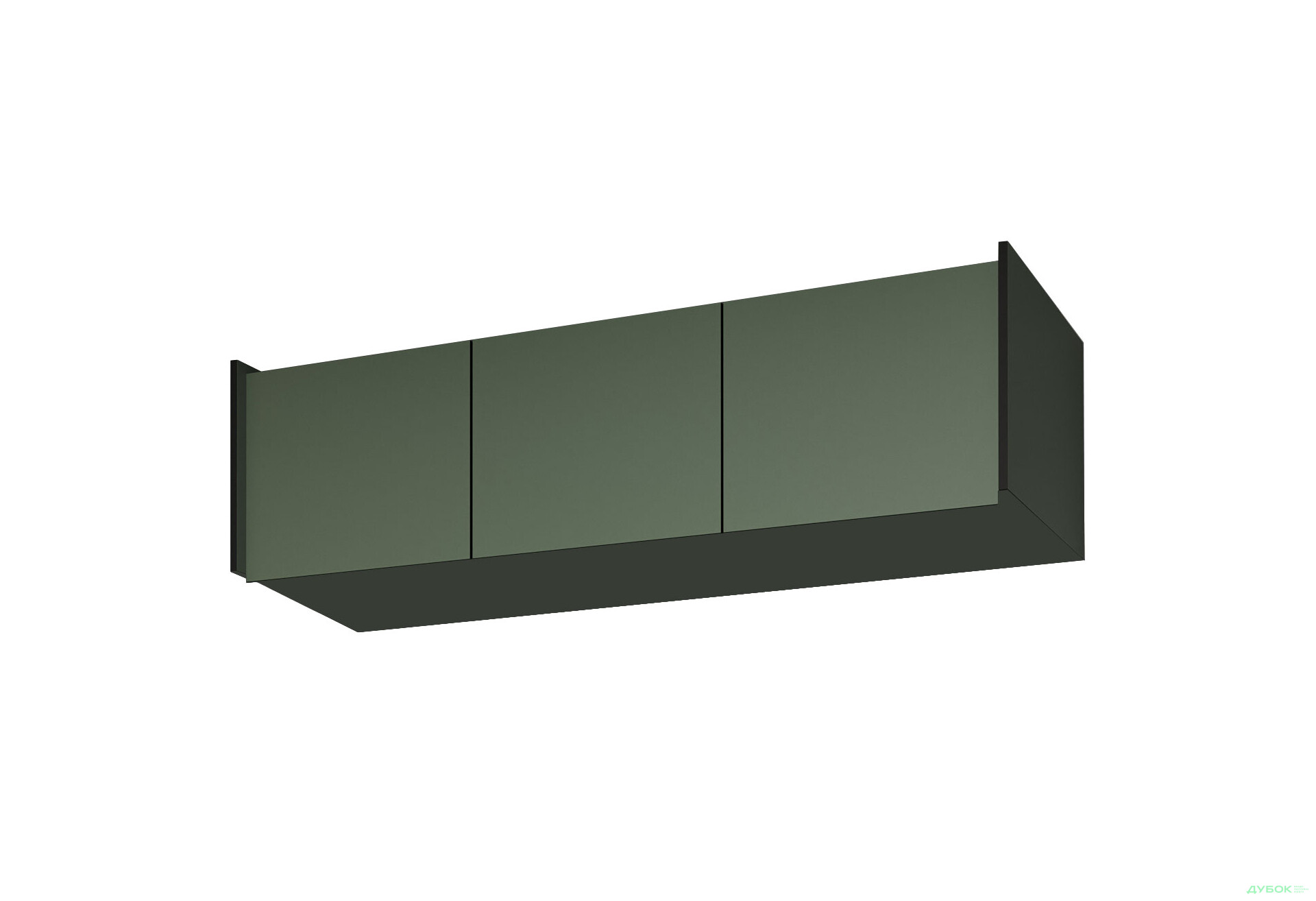 Изображение 1 - Антресоль Moreli Ramo / Рамо R-0023 3-дверная 148,4 см, зеленый дымчатый