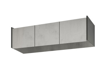 Антресоль Moreli Ramo / Рамо R-0023 3-дверна 148,4 см, бетон тефра