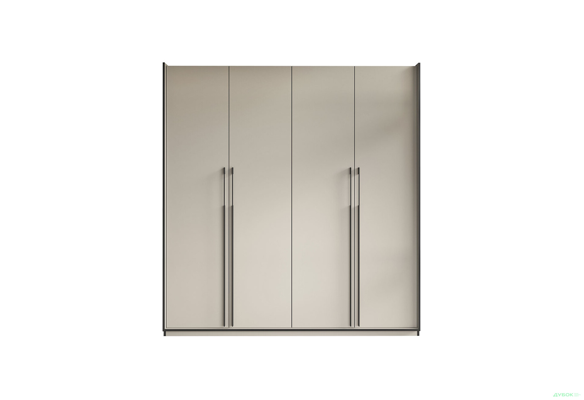 Шафа Moreli Ramo / Рамо R-0019 4-дверна зі штангою зліва і полицями 196,8 см, кашемір - Зображення 1 Зображення 1 - Шафа Moreli Ramo / Рамо R-0019 4-дверна зі штангою зліва і полицями 196,8 см, кашемір