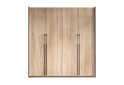 Шафа Moreli Ramo / Рамо R-0019 4-дверна зі штангою зліва і полицями 196,8 см, дуб сонома - Зображення 1 Зображення 1 - Шафа Moreli Ramo / Рамо R-0019 4-дверна зі штангою зліва і полицями 196,8 см, дуб сонома