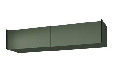 Антресоль Moreli Ramo / Рамо R-0024 4-дверна 196,8 см, зелений димчастий