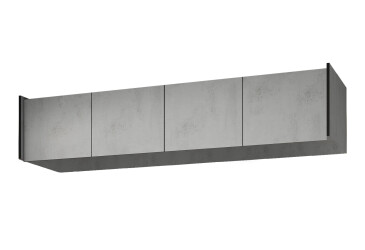 Антресоль Moreli Ramo / Рамо R-0024 4-дверна 196,8 см, бетон тефра