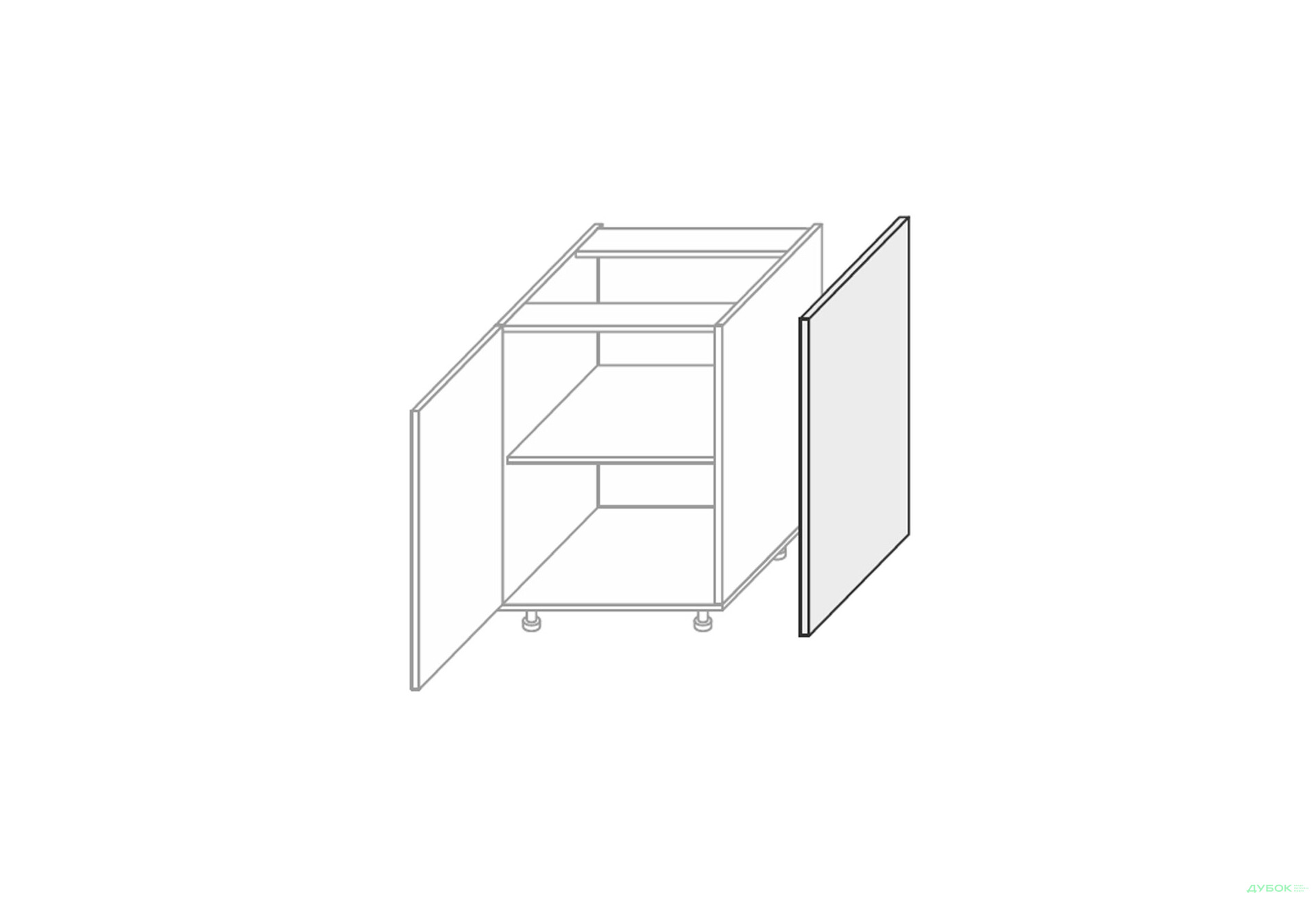 Бічна панель нижня 820мм Вінтаж / Vintage MiroMark - Зображення 1 Зображення 1 - Бічна панель нижня 820мм Вінтаж / Vintage MiroMark