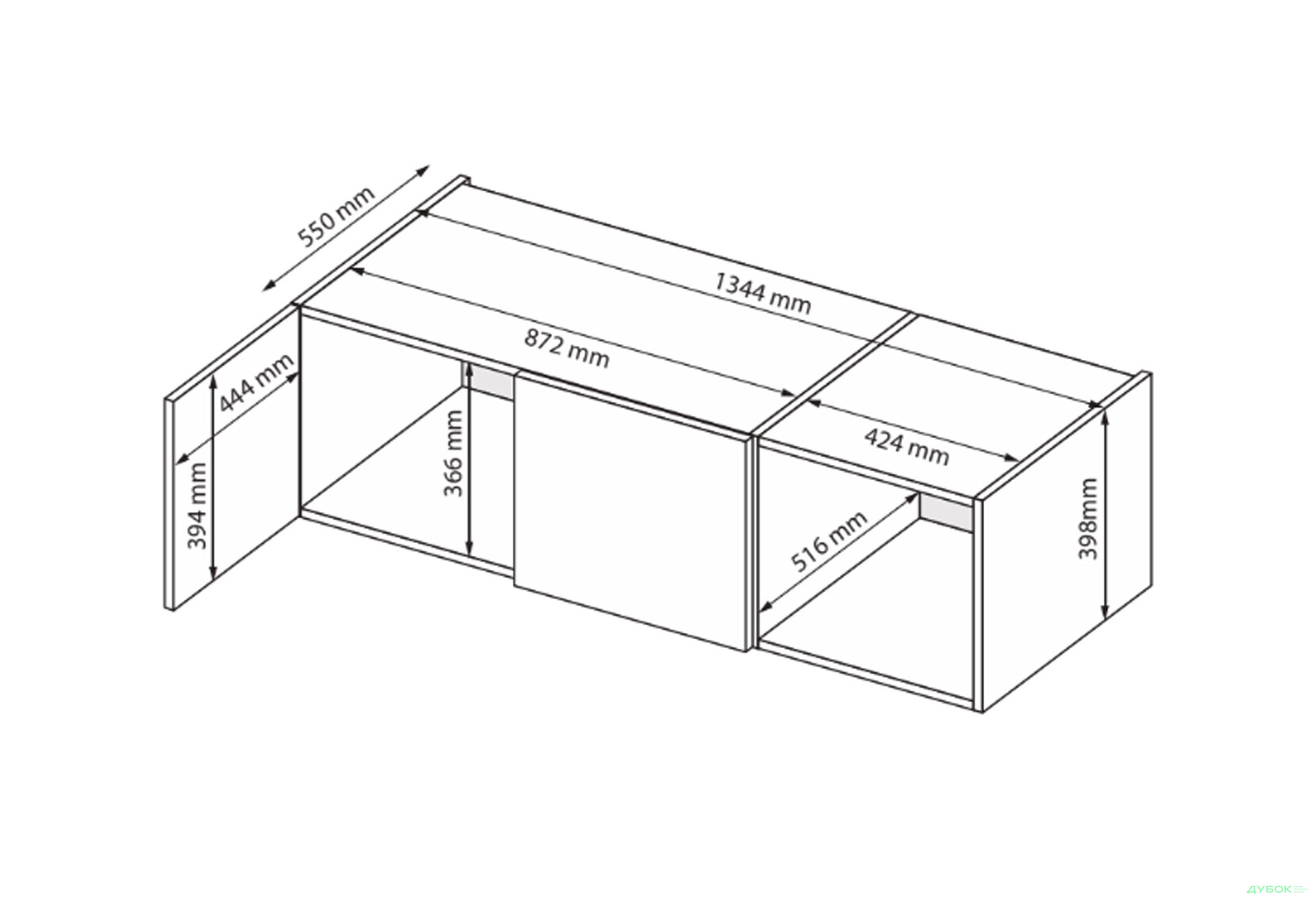 Антресоль MiroMark Фемили/Family 3 дв, белый глянец - Изображение 2 Изображение 2 - Антресоль MiroMark Фемили/Family 3 дв, белый глянец
