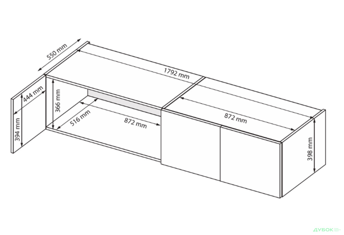 Антресоль MiroMark Фемили/Family 4 дв, белый глянец - Изображение 2 Изображение 2 - Антресоль MiroMark Фемили/Family 4 дв, белый глянец