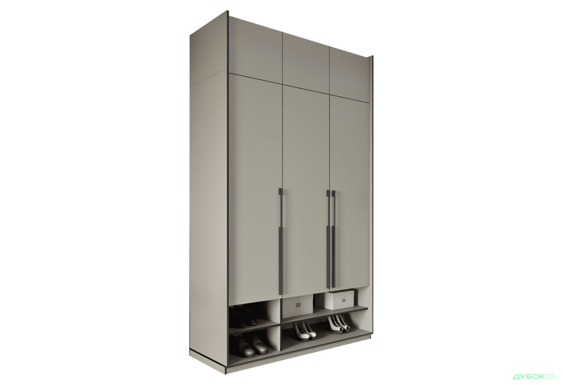 Шкаф Moreli Ramo / Рамо R-0005 3-дверный с полками и антресолью 148,4 см, кашемир - Изображение 1 Изображение 1 - Шкаф Moreli Ramo / Рамо R-0005 3-дверный с полками и антресолью 148,4 см, кашемир