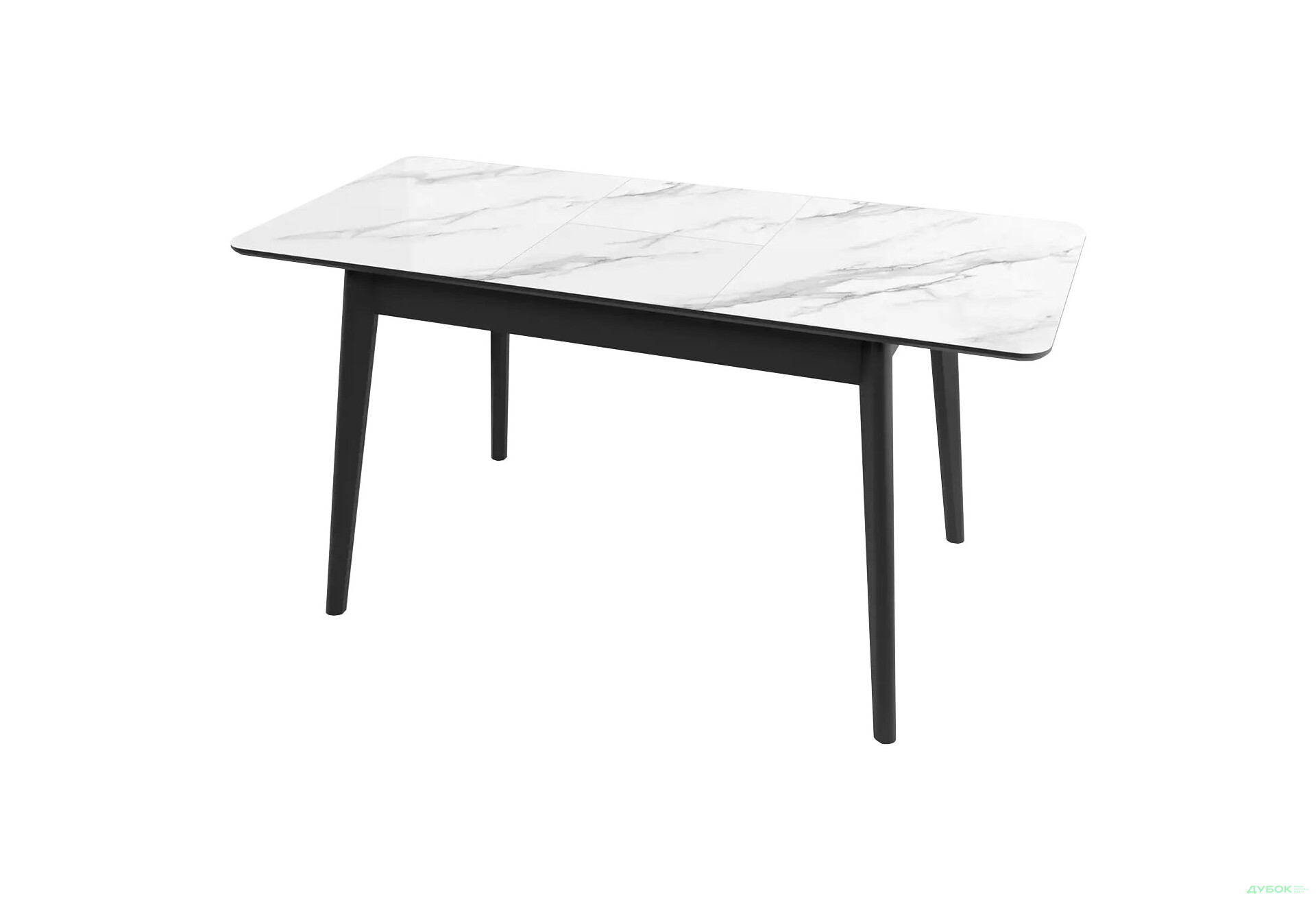 Стіл кухонний Jam Честер розкладний 120 / 160 см, чорний 38М / діамант - Зображення 7 Зображення 7 - Стіл кухонний Jam Честер розкладний 120 / 160 см, чорний 38М / діамант