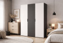 Зображення 2 - Шафа VIP-master Модус з 3 дверима 150 см, антрацит / білий, антрацит