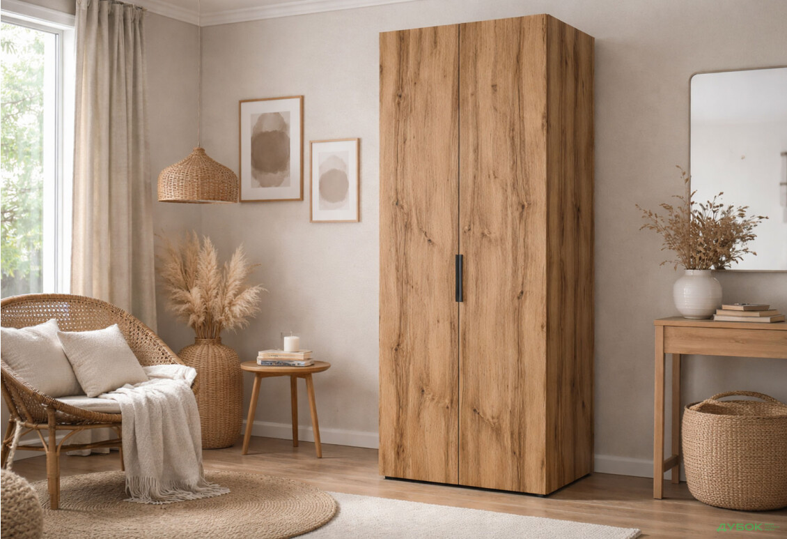 Зображення 2 - Шафа VIP-master Модус з 2 дверима 100 см, дуб аппалачі