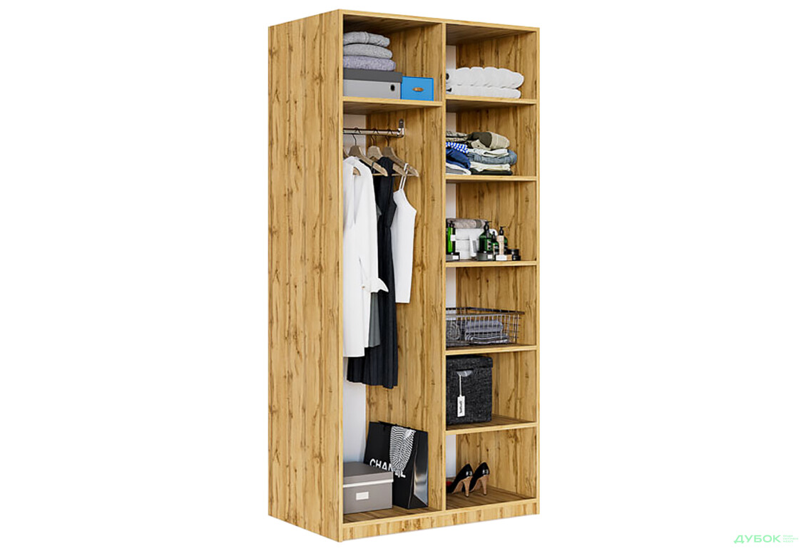 Шафа VIP-master Модус з 2 дверима 100 см, дуб аппалачі - Зображення 3 Зображення 3 - Шафа VIP-master Модус з 2 дверима 100 см, дуб аппалачі