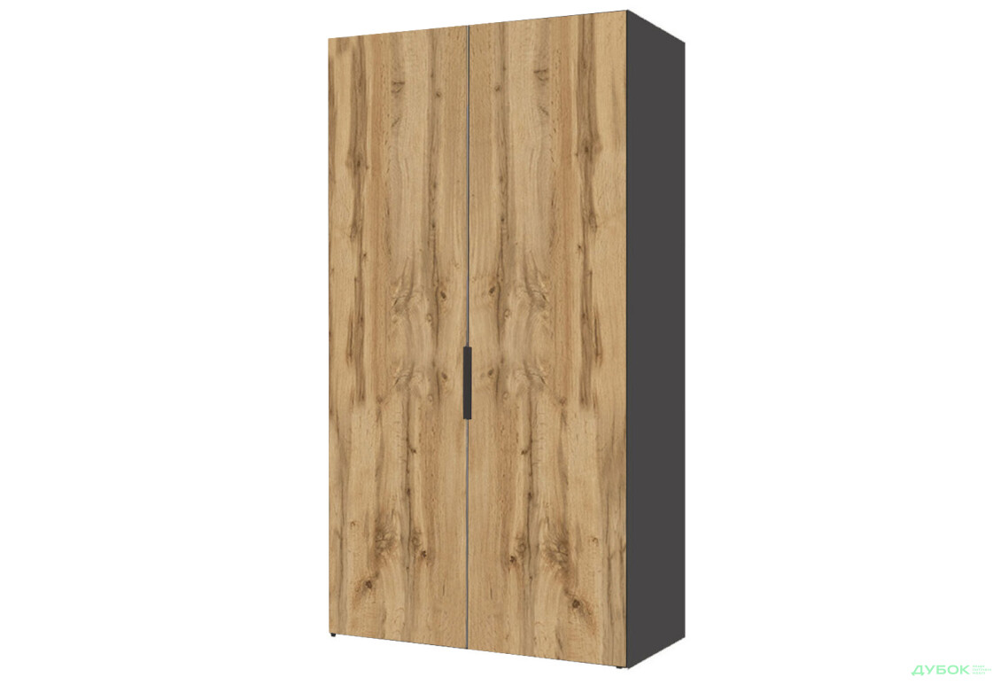 Шафа VIP-master Модус з 2 дверима 100 см, антрацит / дуб аппалачі - Зображення 1 Зображення 1 - Шафа VIP-master Модус з 2 дверима 100 см, антрацит / дуб аппалачі